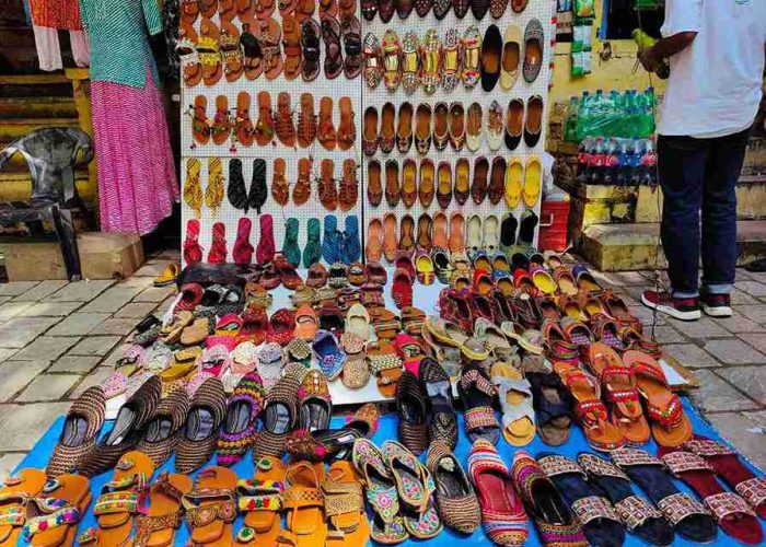 Colorful Traditional Footwear Market in Jaipur_11zon